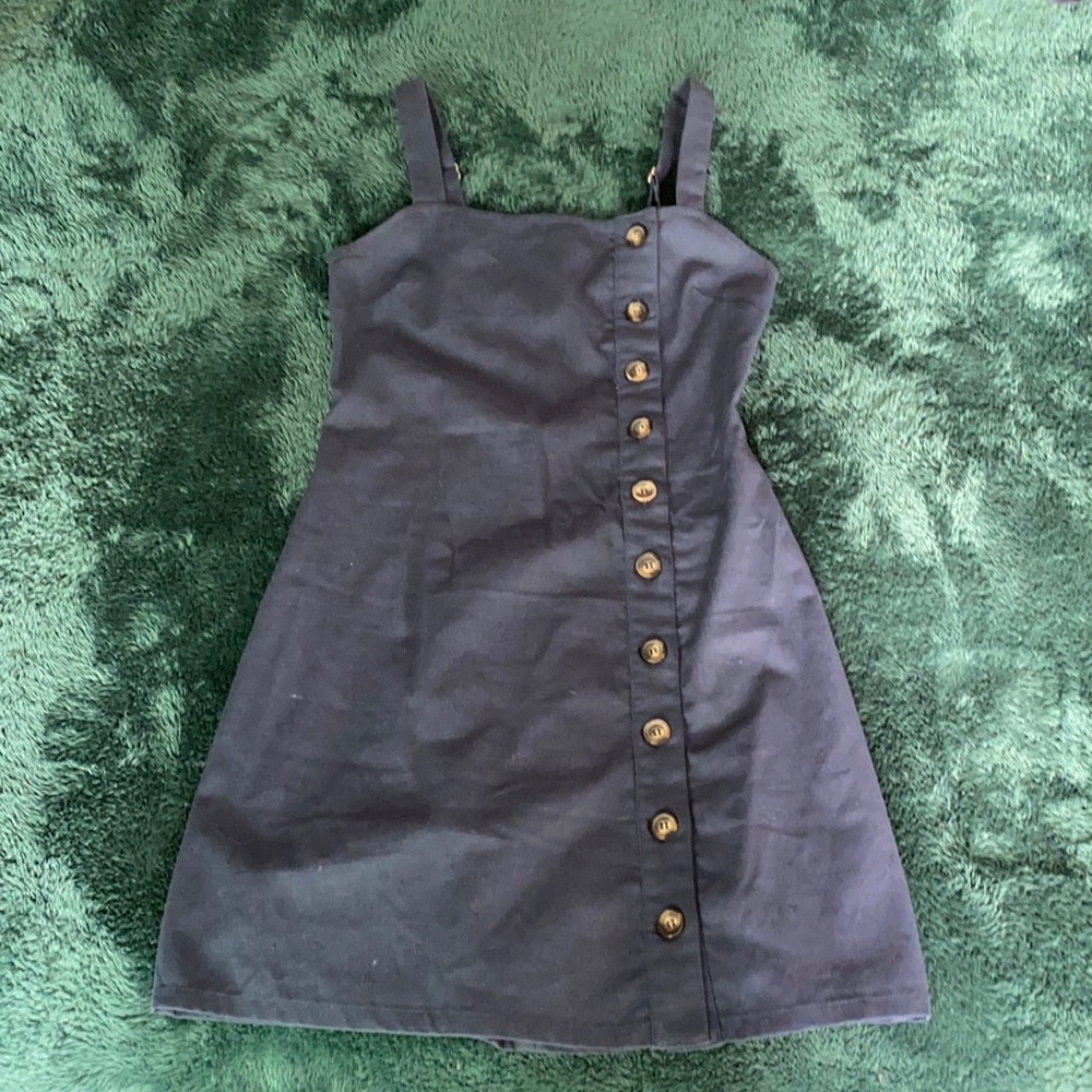 Navy blue XS mini dress with adjustable straps